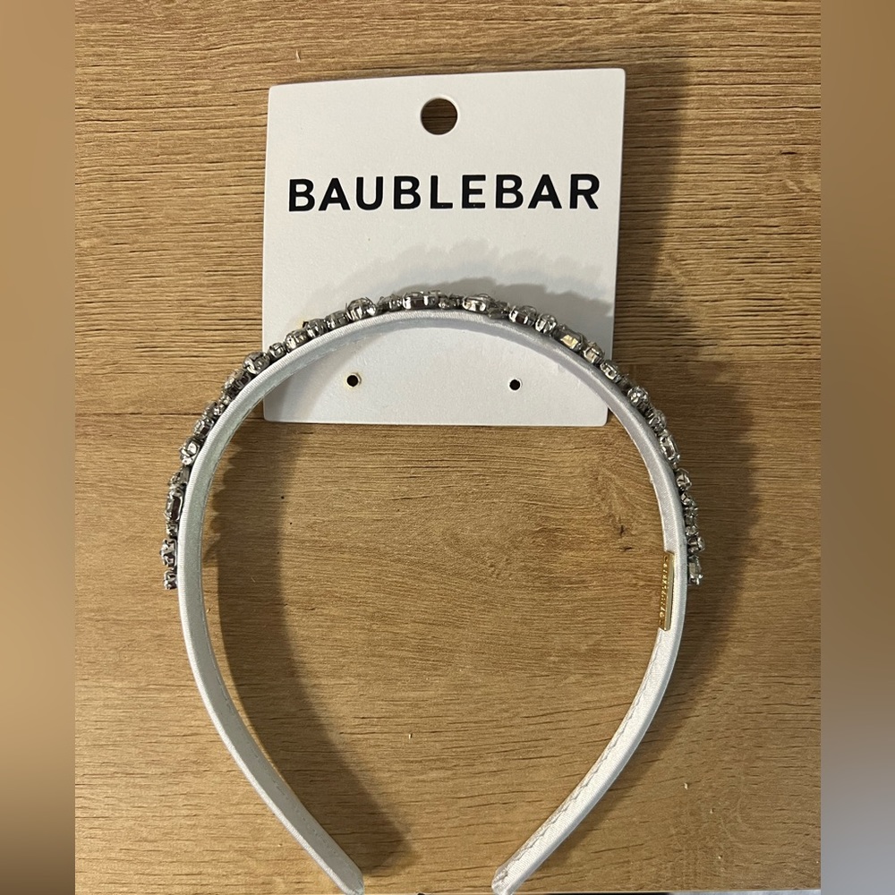 BAUBLEBAR silver rhinestone headband